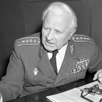 Generál a později československý prezident Ludvík Svoboda