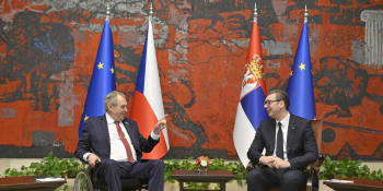 Srbský prezident: Žádný politik u nás není populární jako Zeman. Ten se těší na „svou“ ulici
