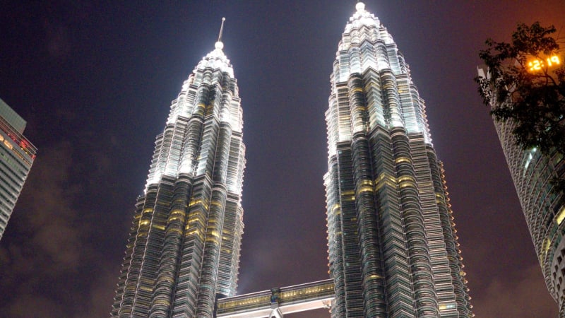 Kuala Lumpur... když je zrovna na obloze klid