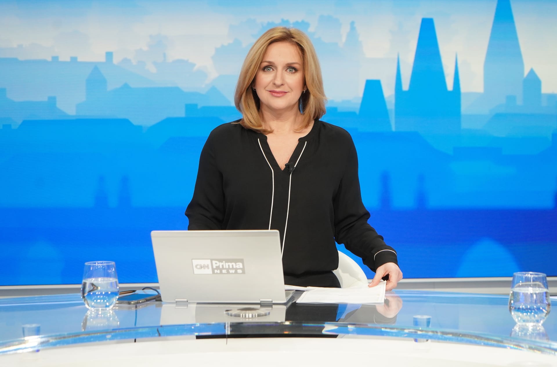 Terezie Tománková ve speciálním vysílání k prezidentským volbám.