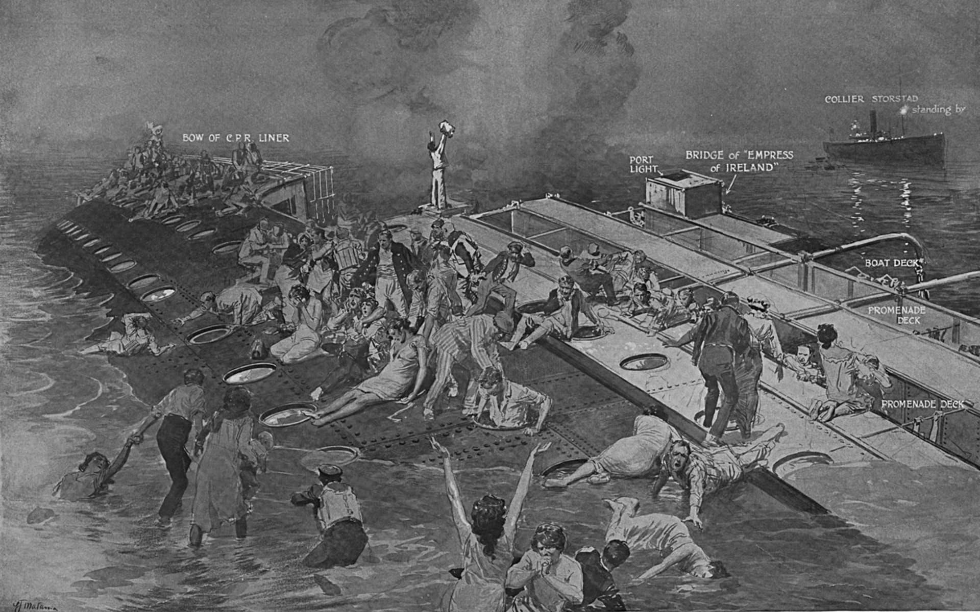 Při potopení Empress zahynulo přes 1 000 lidí