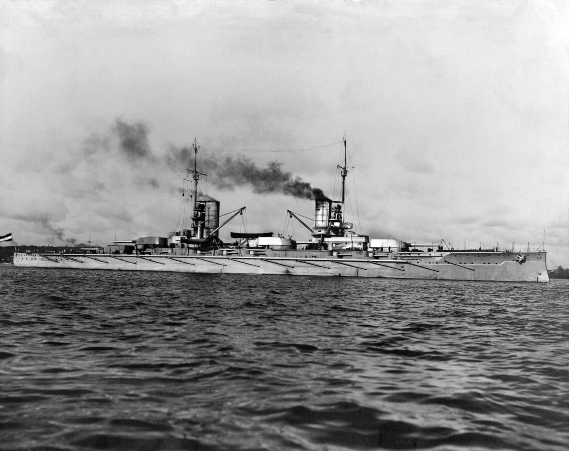 Na dně Scapa Flow skončila i bitevní loď Prinzregent Luitpold