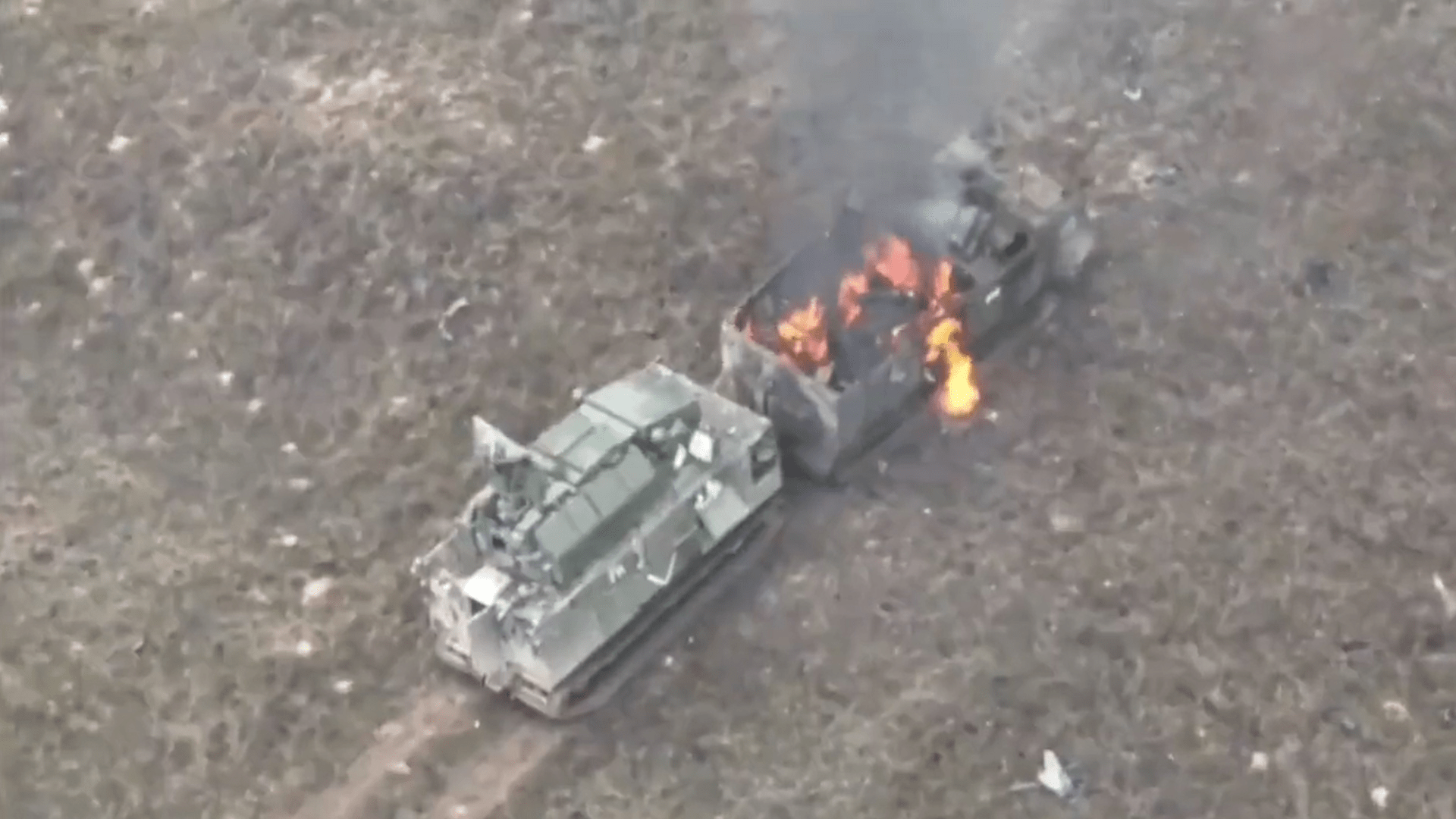 Ukrajinská 406. dělostřelecká brigáda zničila ruský systém protivzdušné obrany TOR-M2DT.