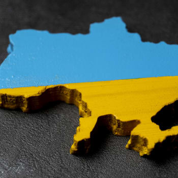 Ilustrační mapa Ukrajiny