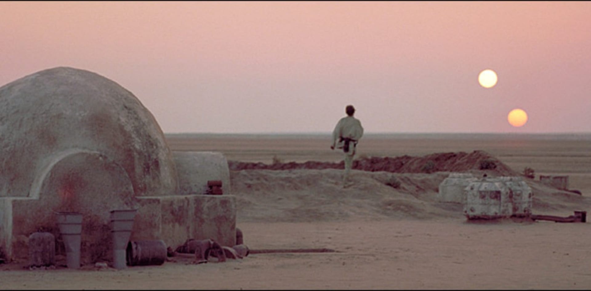 Luke Skywalker na Tatooine 