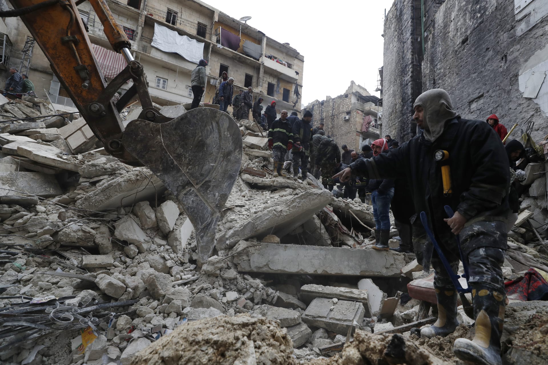 Následky zemětřesení v Sýrii