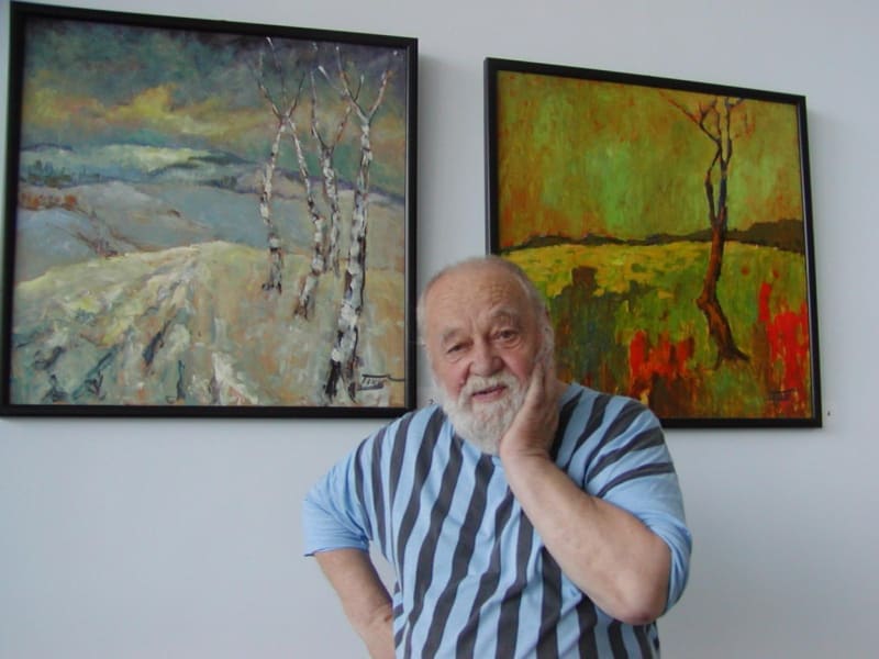 Lubor Tokoš měl pravidelné výstavy svých obrazů. 