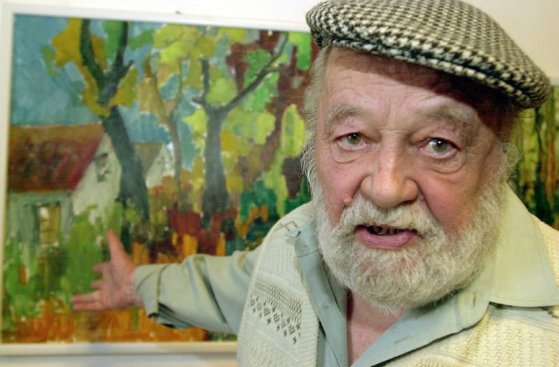 Lubor Tokoš byl nejen herec, ale také malíř obrazů. 