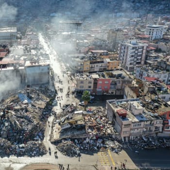 Z následků zemětřesení v Turecku se vzpamatovávají i lidé v Hatay (7. 2. 2023).