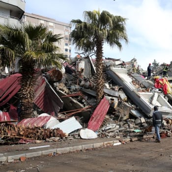Následky zemětřesení ve městě Kahramanmaras (7. 2. 2023)