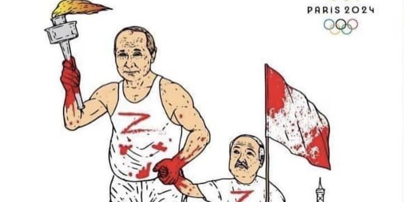 Ukrajinský grafik Andrij Jermolenko pokračuje ve své sérii kreseb, pomocí nichž kritizuje ruskou invazi.