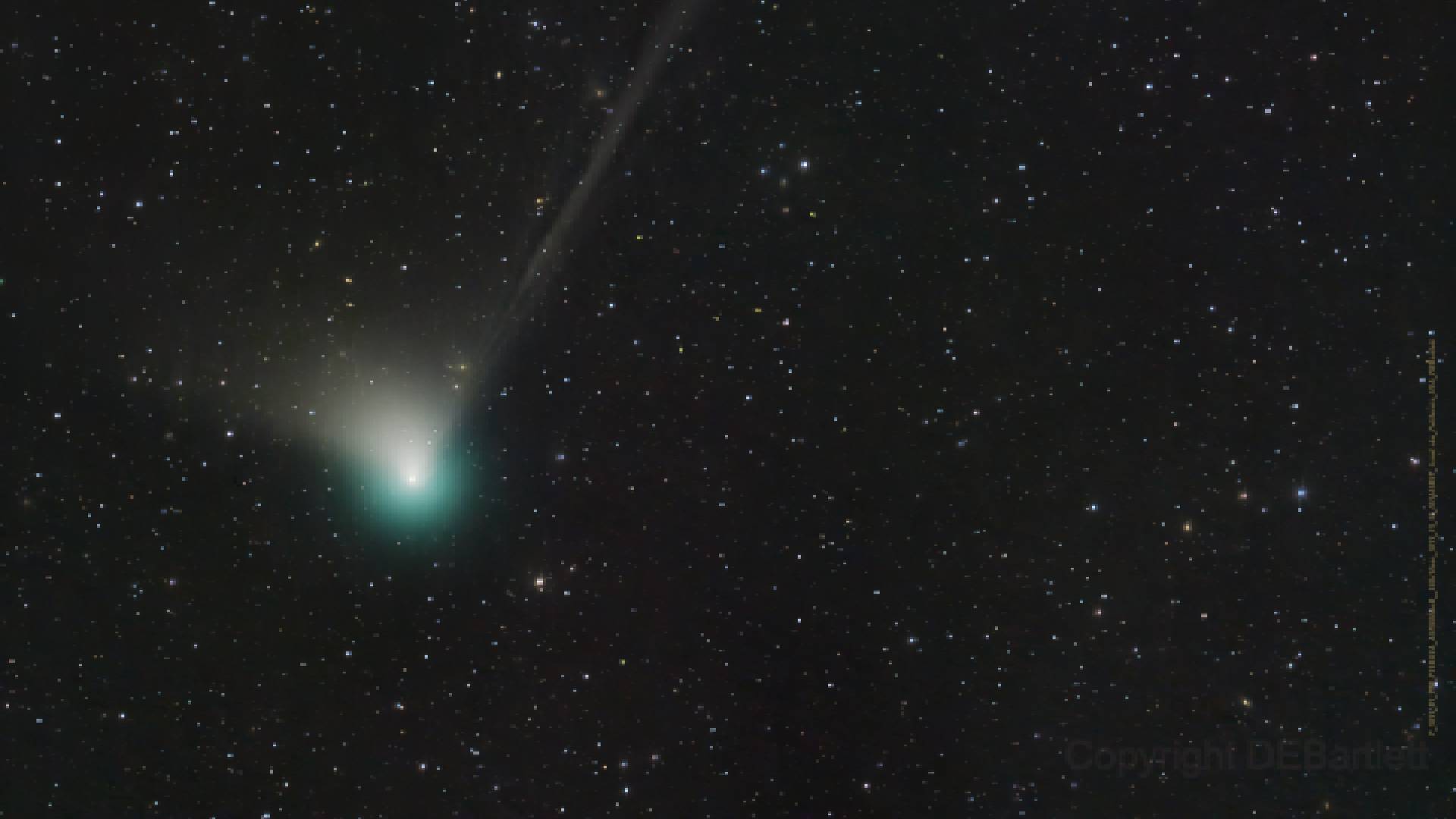 Kometě C/2022 E3 (ZTF) se podle její barvy přezdívá zelená