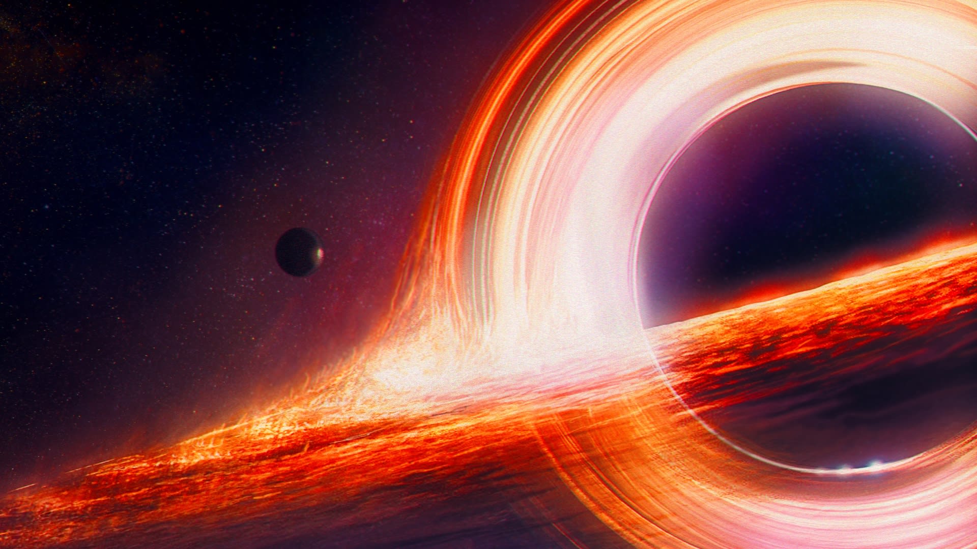 Ilustrační fotka černé díry