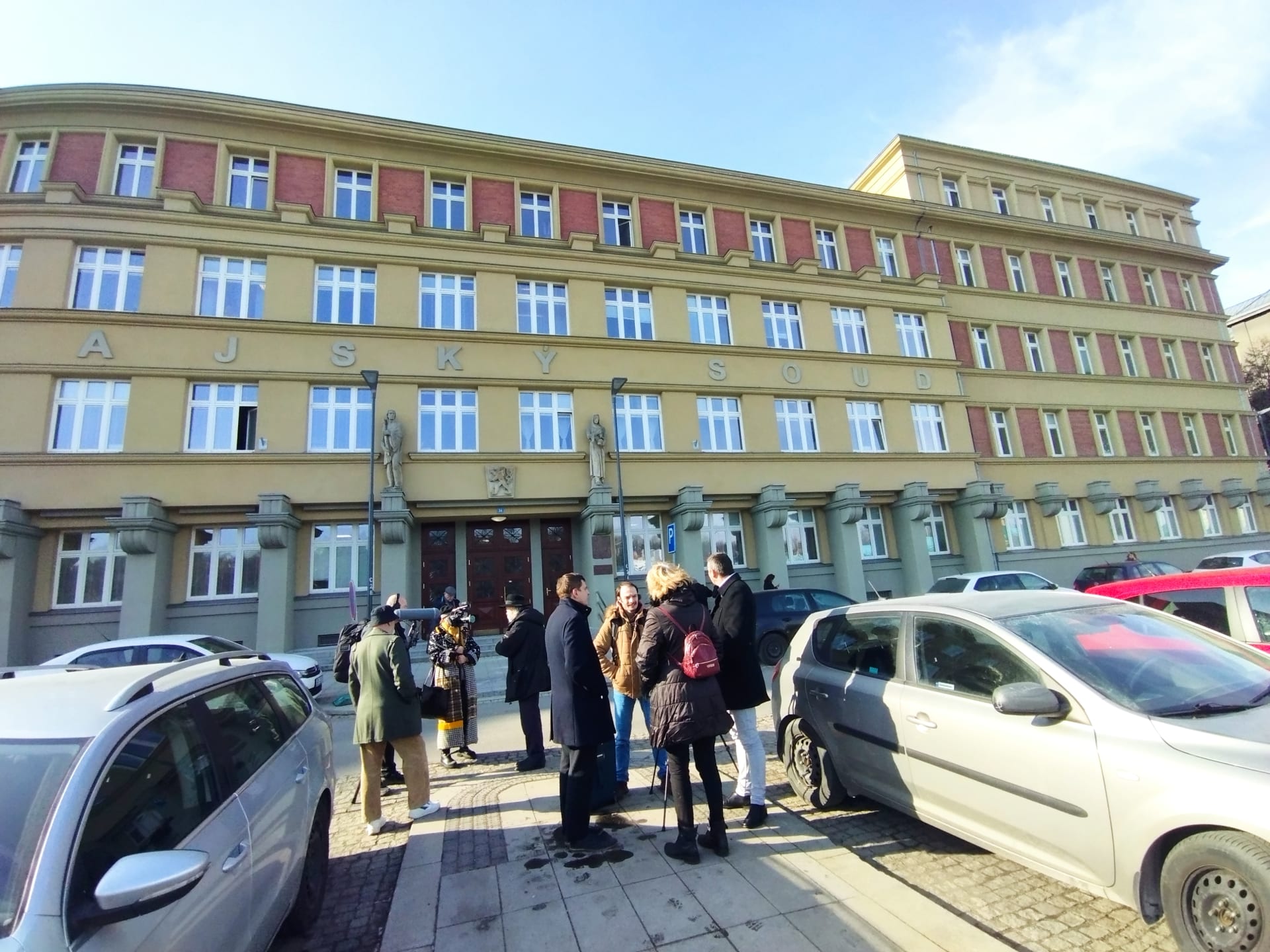 Řízení o obnově soudního procesu s Petrem Kramným, Ostrava 10. února 2023.