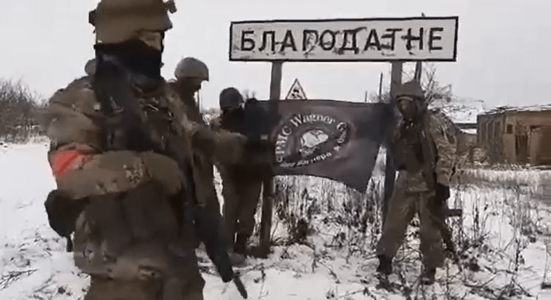 Vagnerovci bojující na Ukrajině