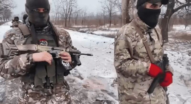 Vagnerovci bojující na Ukrajině