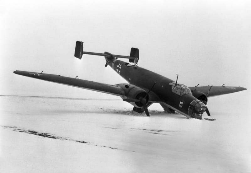 Havarovaný Junkers Ju 86