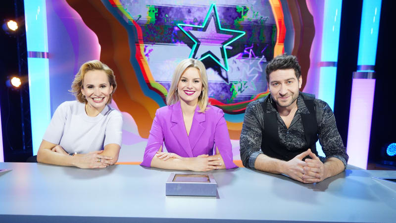 Monika Absolonová jako epizodní host v show Šampioni