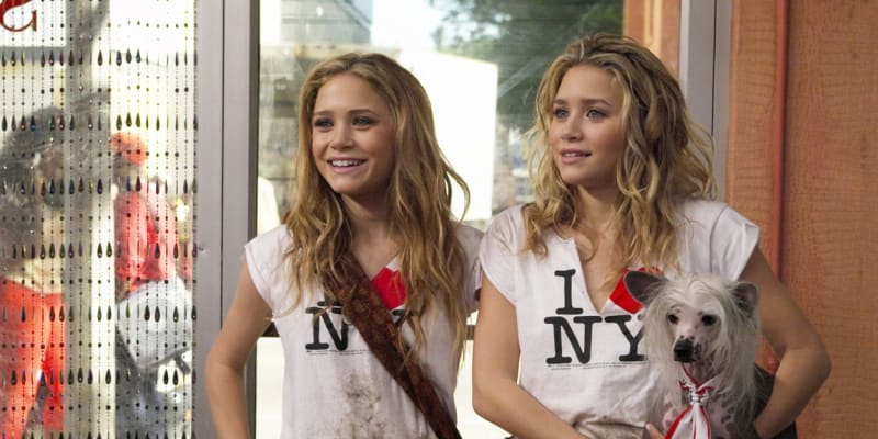 Dvojčata Ashley a Mary-Kate Olsenovy ve filmu Jeden den v New Yorku
