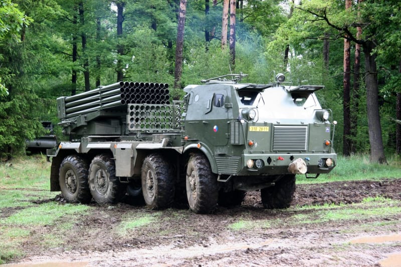 Raketomet československé výroby RM-70