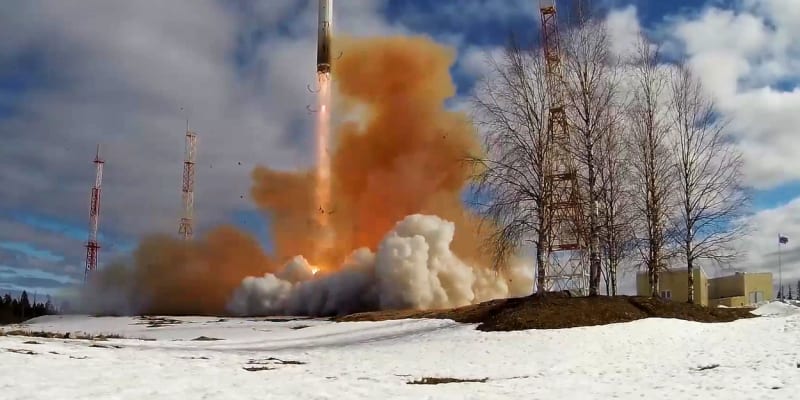 Raketa Sarmat byla už dříve úspěšně otestována. (2022)