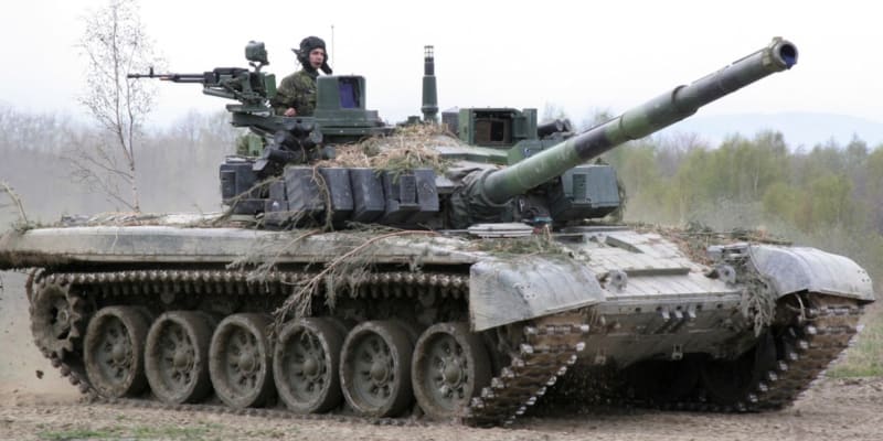 Modernizovaná verze tanku T-72M4CZ