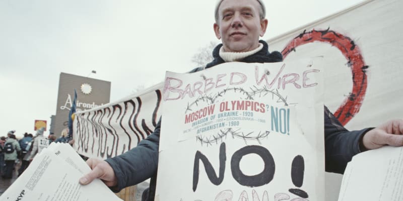 Jasný vzkaz Mezinárodnímu olympijskému výboru z počátku 80. let, že olympiáda v Moskvě není přijatelná.