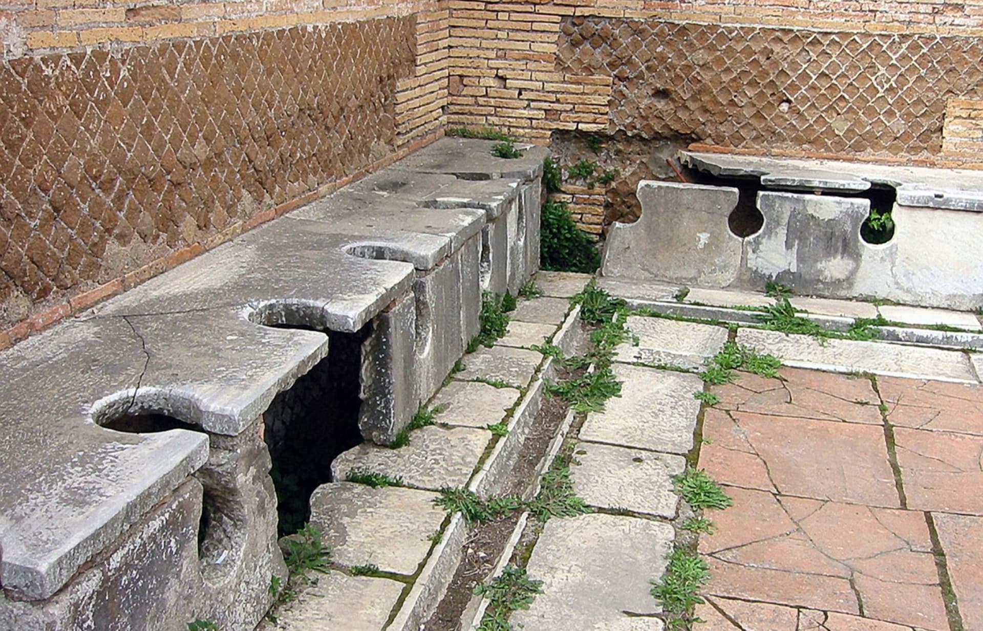 Veřejné toalety z éry Římského impéria