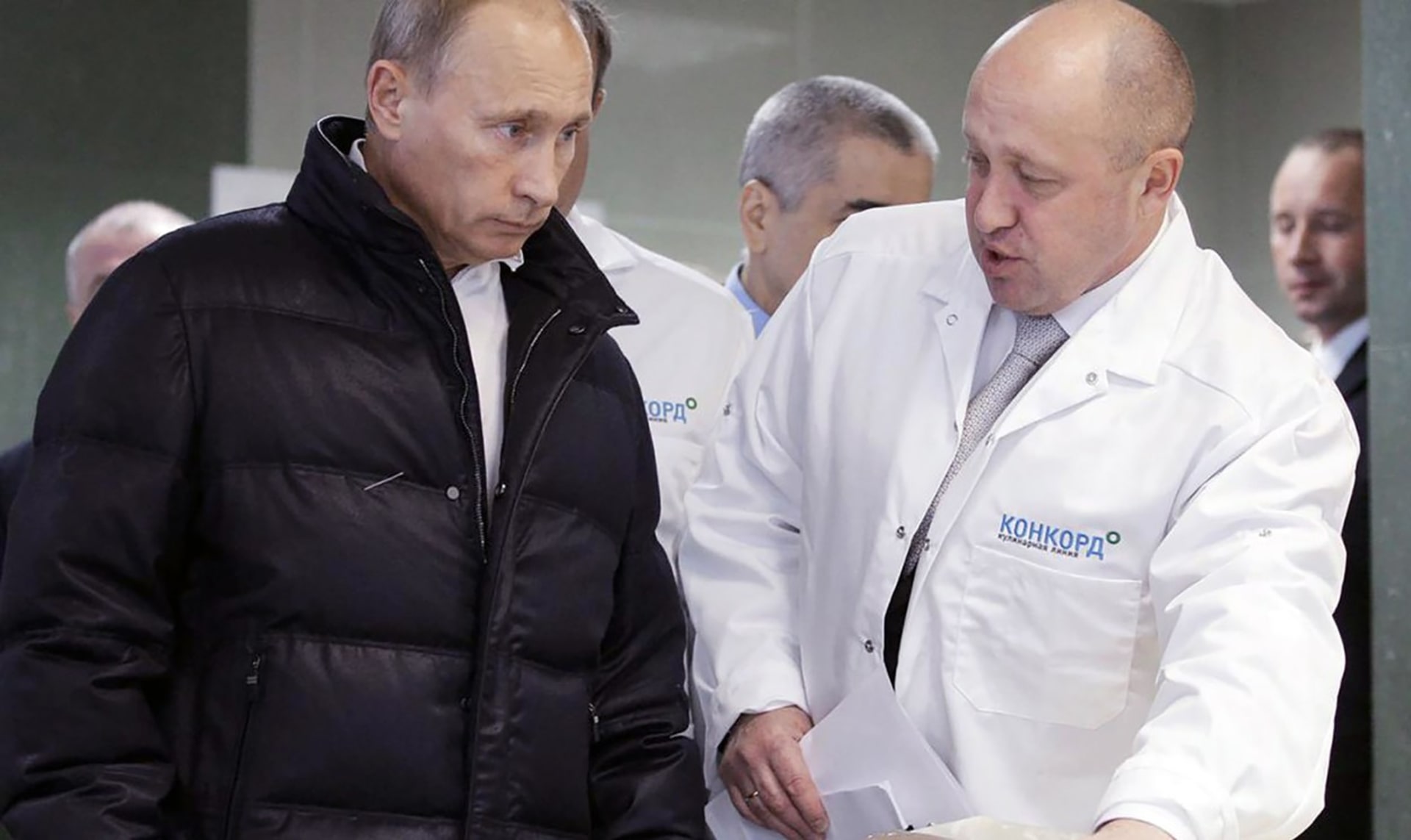 Vladimir Putin a Jevgenij Prigozin