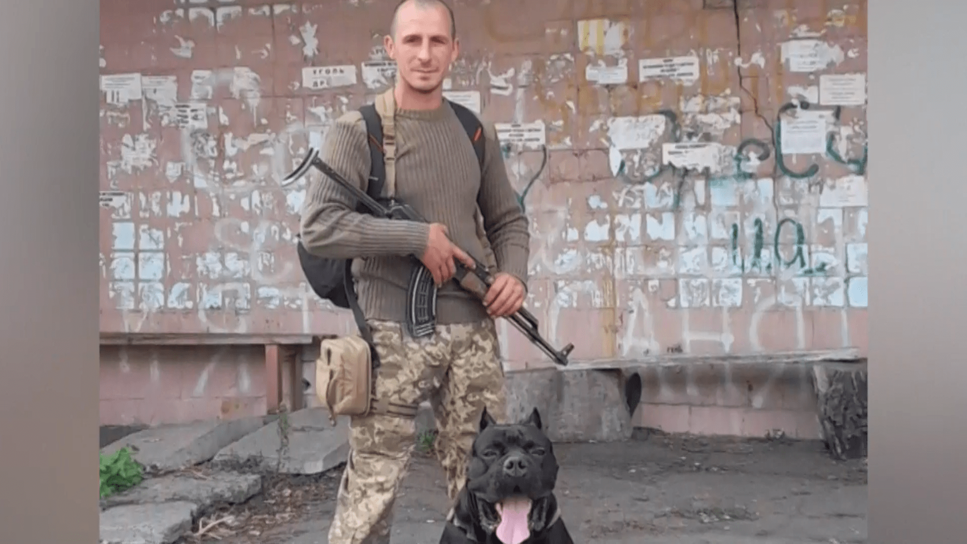 Pes Vasja byl nedílnou součástí ukrajinské jednotky.