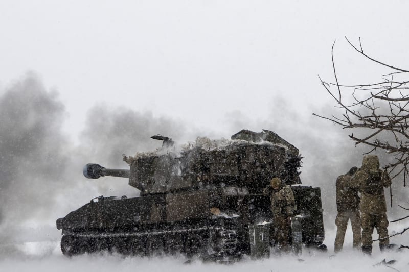 Americká samohybná houfnice M109 na Ukrajině