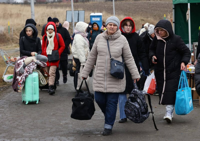 Polsko se stalo jedním z hlavních míst, kam ukrajinské rodiny utíkaly před válkou. (Foto: Březen 2022)