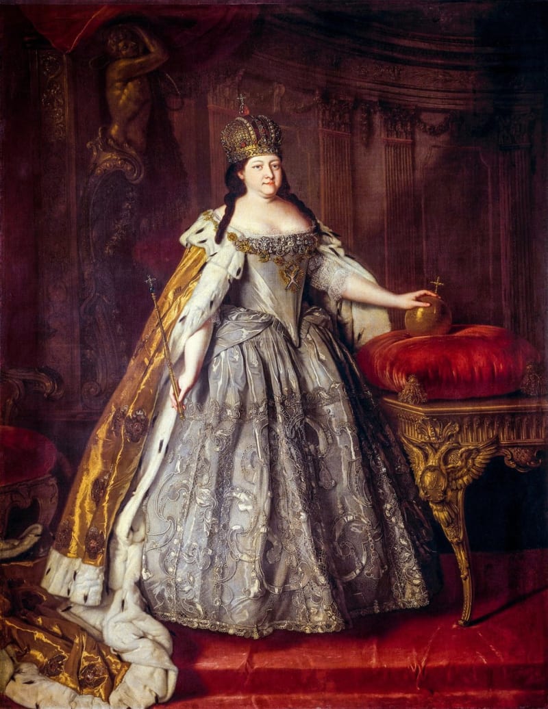 Anna Ivanovna kolem roku 1730