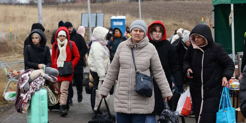 Polsko se stalo jedním z hlavních míst, kam ukrajinské rodiny utíkaly před válkou. (Foto: Březen 2022)