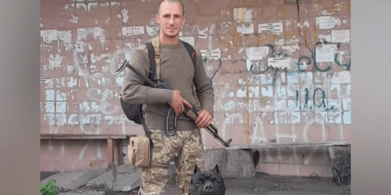 Pes Vasja byl nedílnou součástí ukrajinské jednotky.