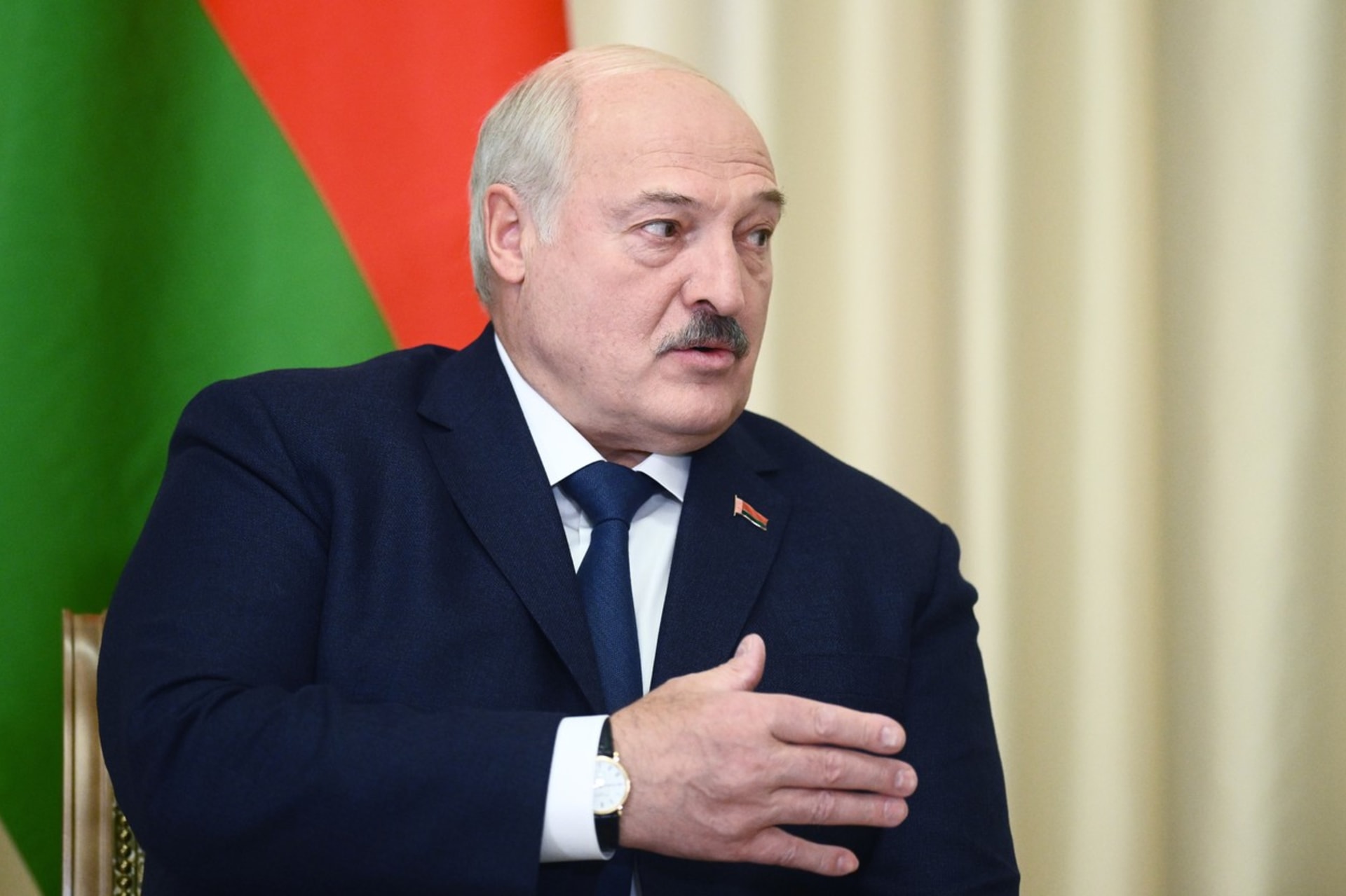 Běloruský autoritářský prezident Alexandr Lukašenko