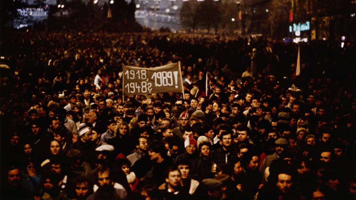 1989: sametová revoluce v Praze