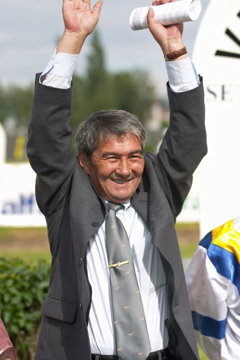 Trenér Kadyrovových koní Arslangirej Šavujev (2004)