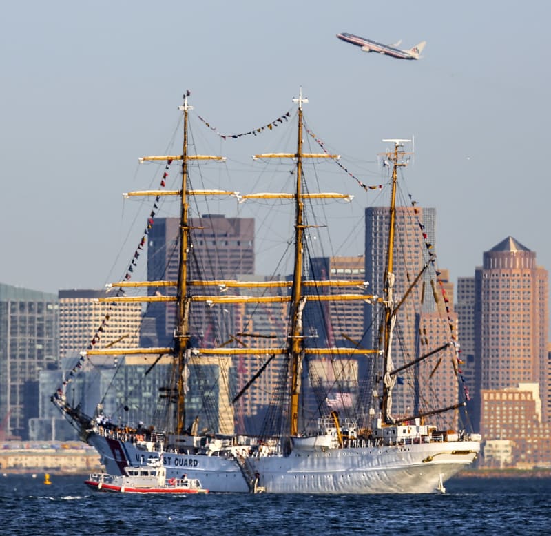 Eagle v bostonském přístavu
