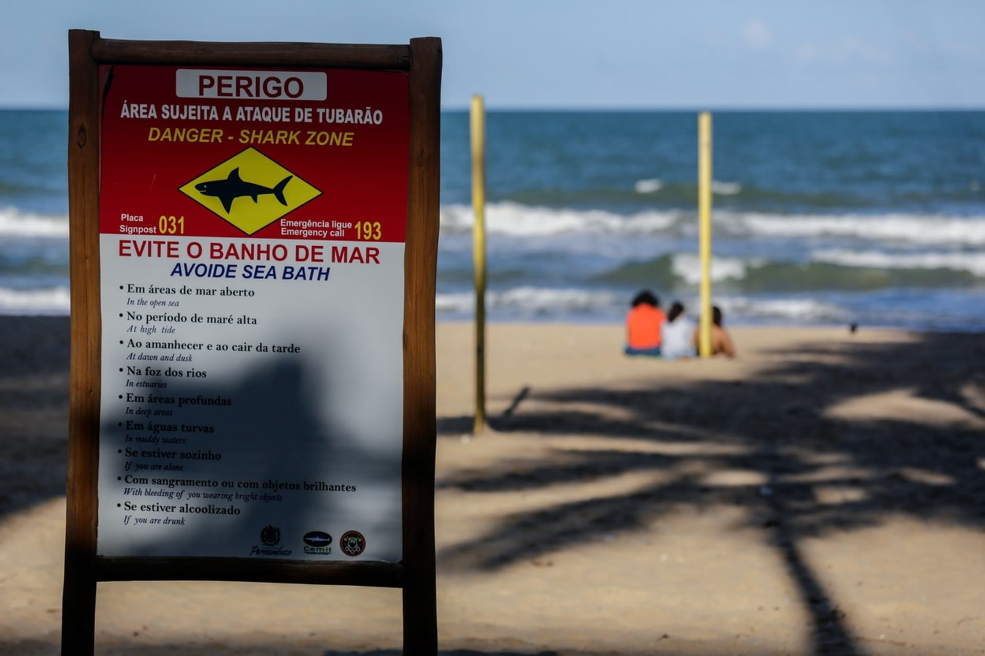 Dva útoky žraloka na člověka během 24 hodin se odehrály na brazilské pláži Piedade ve městě Recife.
