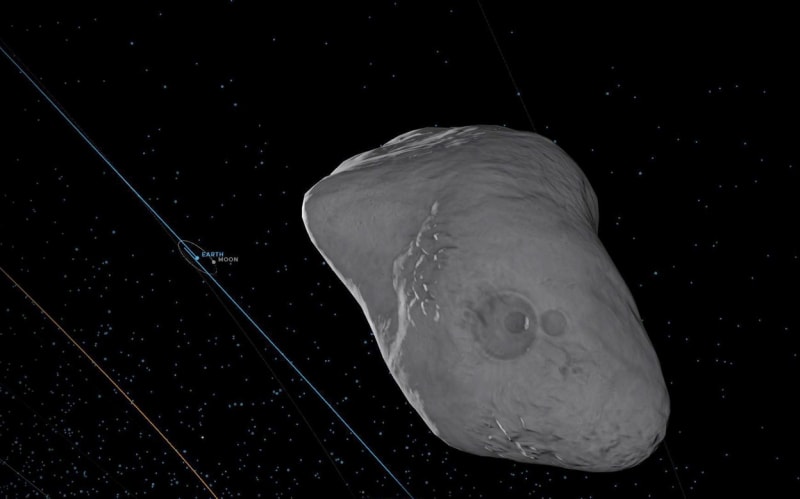 Asteroid 2023 DW má skoro 50 metrů v průměru