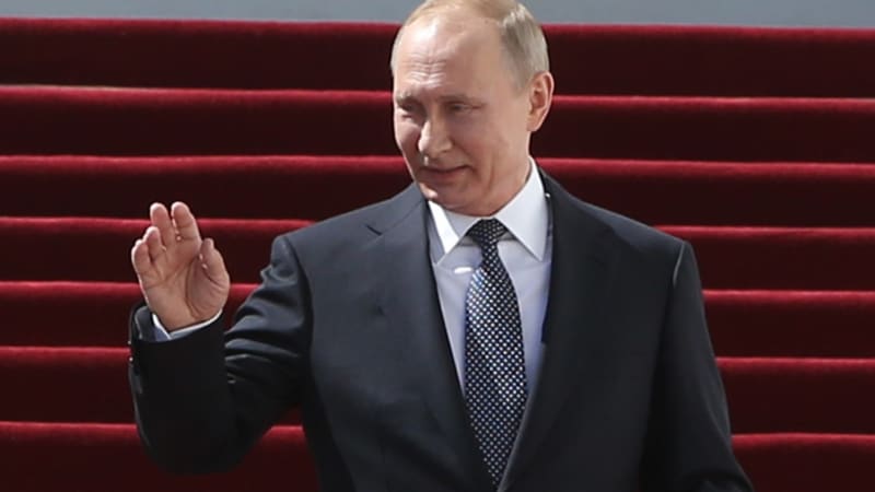 Vladimir Putin při své inauguraci v květnu 2018