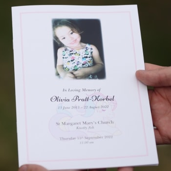 Devítiletá Olivia byla zastřelena přímo ve svém domě