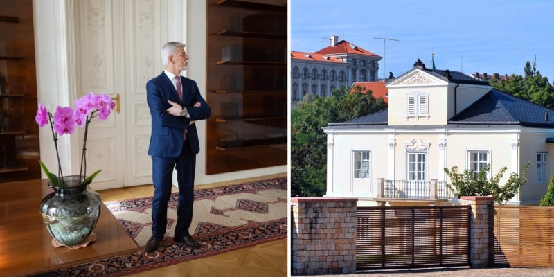 Prezident Petr Pavel a jeho žena Eva navštívili Lumbeho vilu, kde se možná zabydlí.
