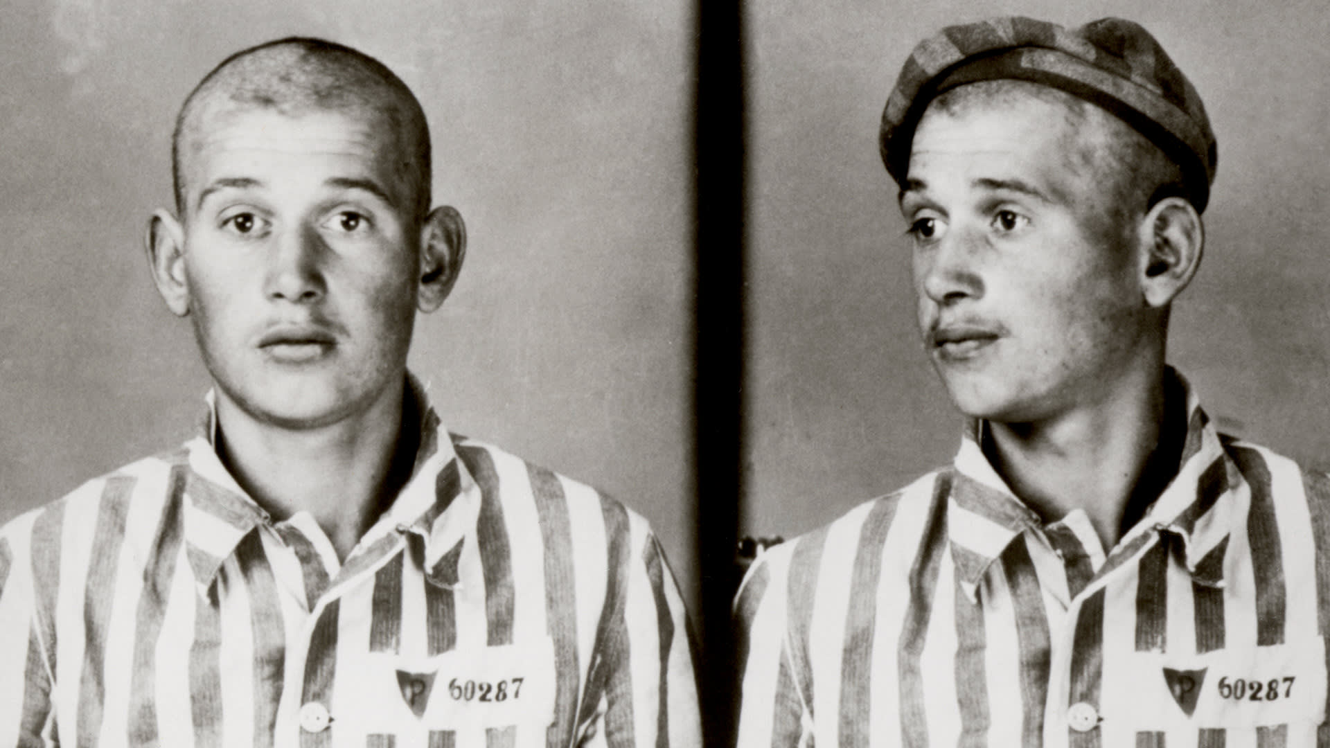 Fotka vězně v Osvětimi