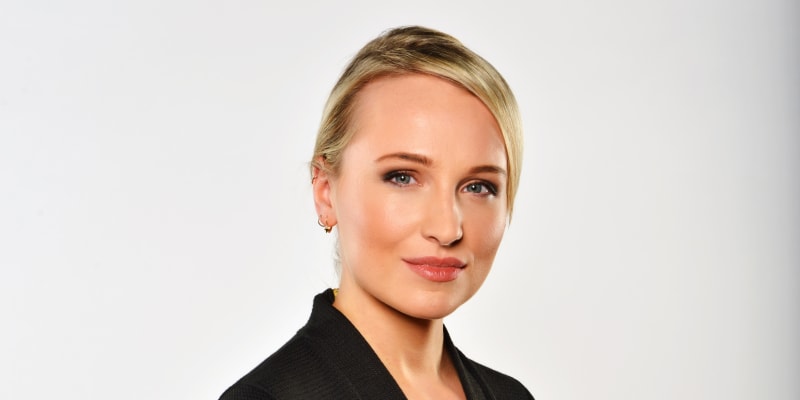 Moderátorka CNN Prima News Lucie Ptáčková.