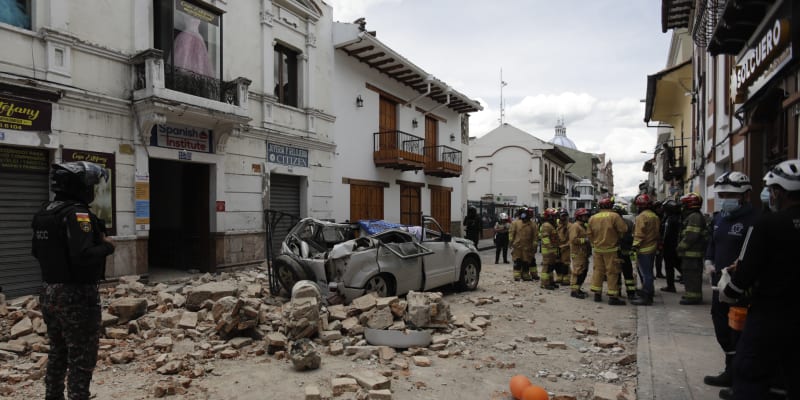 Silné zemětřesení v Ekvádoru si vyžádalo životy několika lidí (18. 3. 2023)