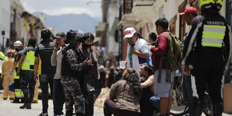 Silné zemětřesení v Ekvádoru si vyžádalo životy několika lidí (18. 3. 2023)