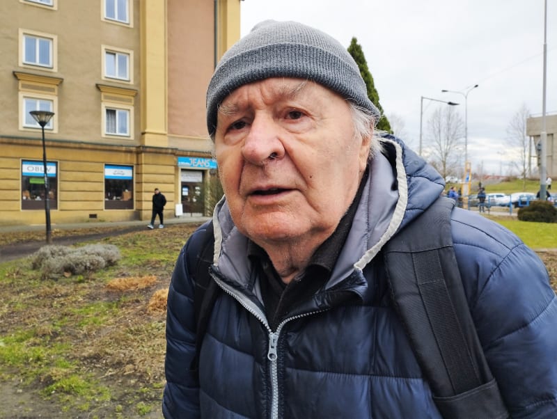 85letý pamětník Miroslav Tyrner. Když pohřbívali Gottwalda, chodil do deváté třídy v Jankově na Benešovsku.