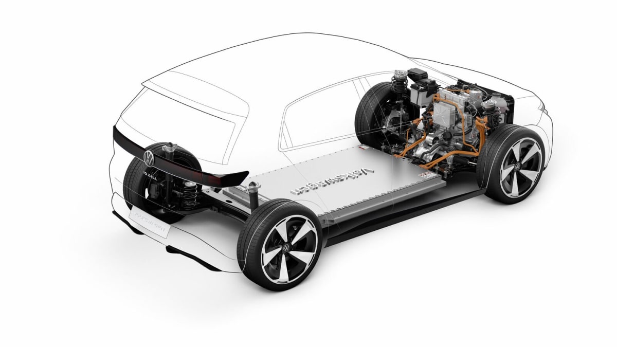 Zkrácená platforma MEB se bude používat pro nejmenší koncernové elektromobily.